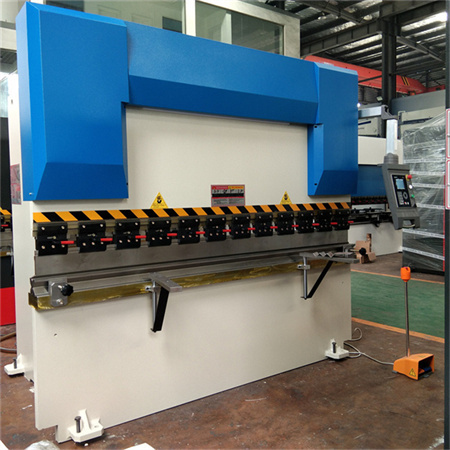 Ķīnas ražotāja 125 tonnu CNC hidrauliskā metāla plākšņu liekšanas mašīna 3 asu hidrauliskās preses bremzes