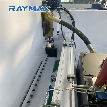 Labas kvalitātes 3 asu 200 tonnu CNC hidrauliskā presēšanas bremze 3200 mm ar Delem DA52s CNC vadību ar Y1 Y2 X ass lāzera drošību
