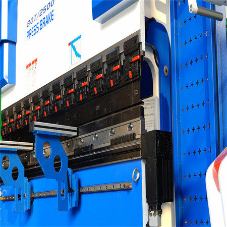 Pilna servo CNC presēšanas bremze 200 tonnas ar 4 asu Delem DA56s CNC sistēmu un lāzera drošības sistēmu