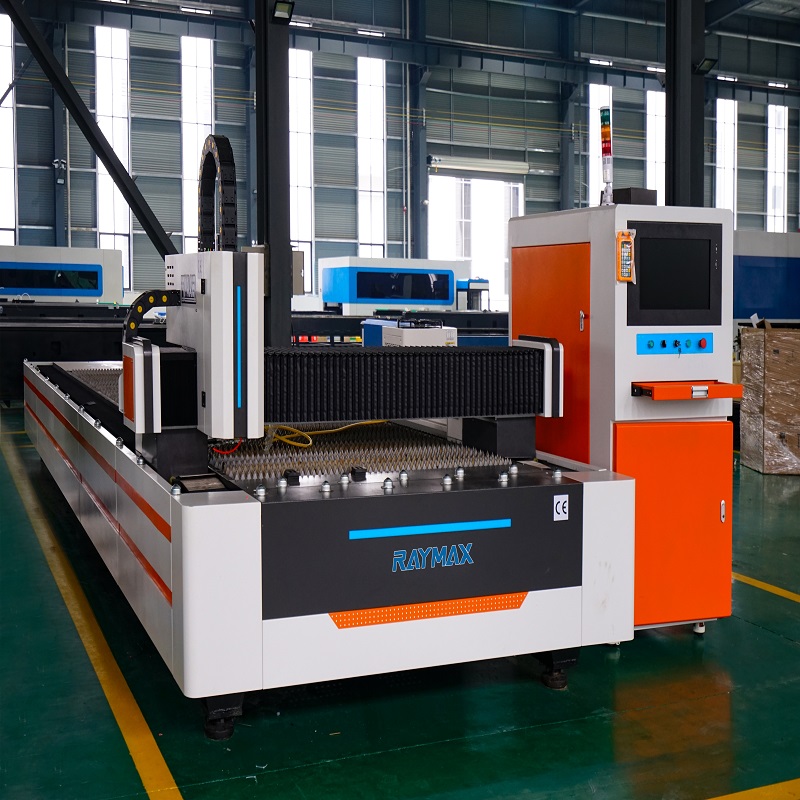 CNC lāzera ražošanas 500W 1000W 2000W nerūsējošā tērauda šķiedras lāzera griešanas mašīna