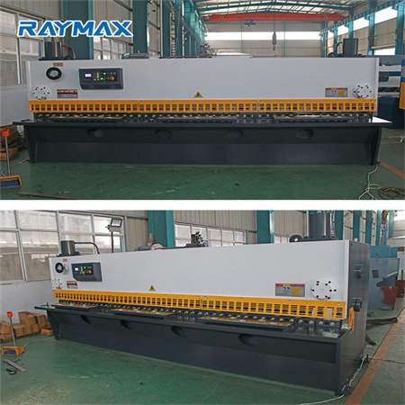 Ķīnas ražotāju rokasgrāmata lokšņu metāla rokas CNC hidrauliskā griešanas mašīna