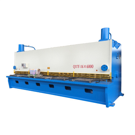 HAAS tipa hidrauliskā giljotīnas cnc griešanas mašīna, kas aprīkota ar E21S CNC sistēmu.